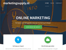 Tablet Screenshot of marketingsupply.nl